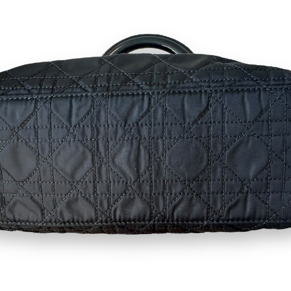 Christian Dior Vintage Lady Dior Cannage Nylon Handbag - Picture 15 of 15